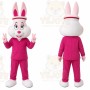 Rabbit Mascot Costume for Adults Custom Logo Party Character Suit