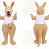 Kangaroo Mascot Costume for Adults Custom Logo Party Character Suit