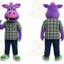 Hippo Mascot Costume for Adults Custom Logo Party Character Suit