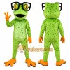 Frog Mascot Costume for Adults Custom Logo Party Character Suit