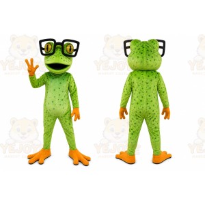 Frog Mascot Costume for Adults Custom Logo Party Character Suit