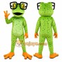Frog Mascot Costume for Adults Custom Logo Party Character Suit