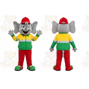 Elephant Mascot Costume for Adults Custom Logo Party Character Suit