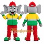 Elephant Mascot Costume for Adults Custom Logo Party Character Suit