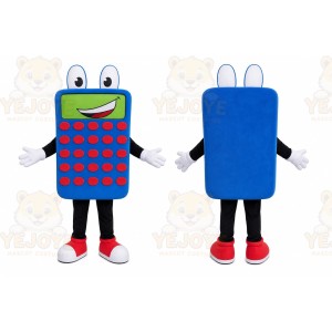 Calculator Mascot Costume for Adults Custom Logo Party Character Suit