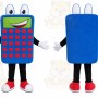 Calculator Mascot Costume for Adults Custom Logo Party Character Suit