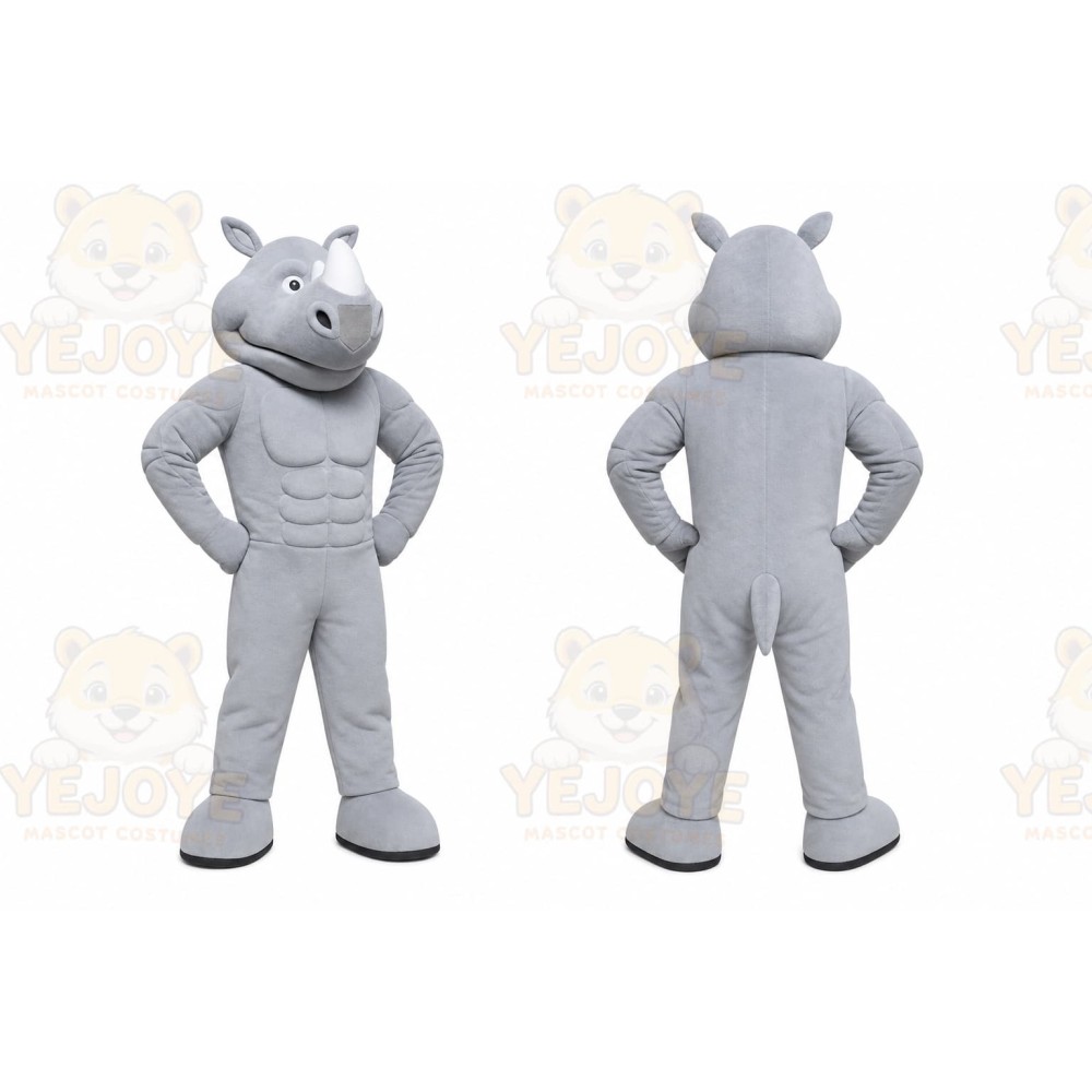 Rhino Mascot Costume for Adults Custom Logo Party Character Suit