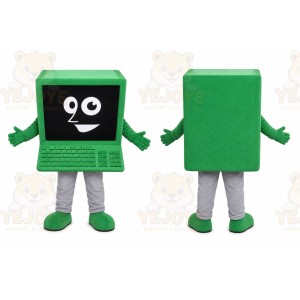 Computer Mascot Costume for Adults Custom Logo Party Character Suit