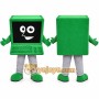 Computer Mascot Costume for Adults Custom Logo Party Character Suit