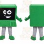 Computer Mascot Costume for Adults Custom Logo Party Character Suit