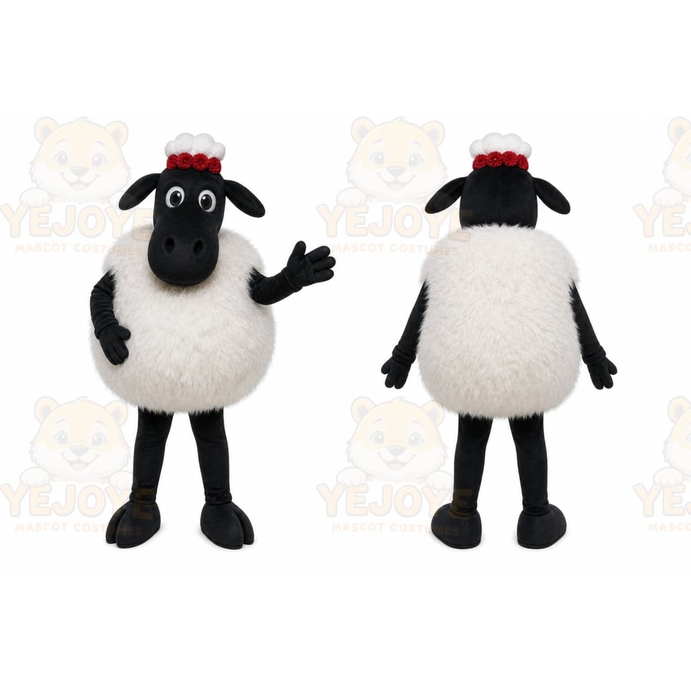 Sheep Mascot Costume for Adults Custom Logo Party Character Suit