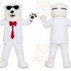 Bear Mascot Costume for Adults Custom Logo Party Character Suit
