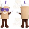 Milkshake mascot Mascot Costume for Adults Custom Logo Party Character Suit