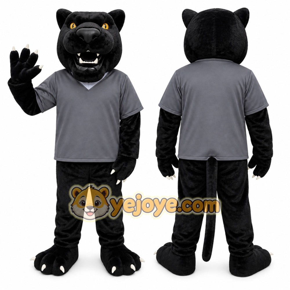 Panther Mascot Costume for Adults Custom Logo Party Character Suit