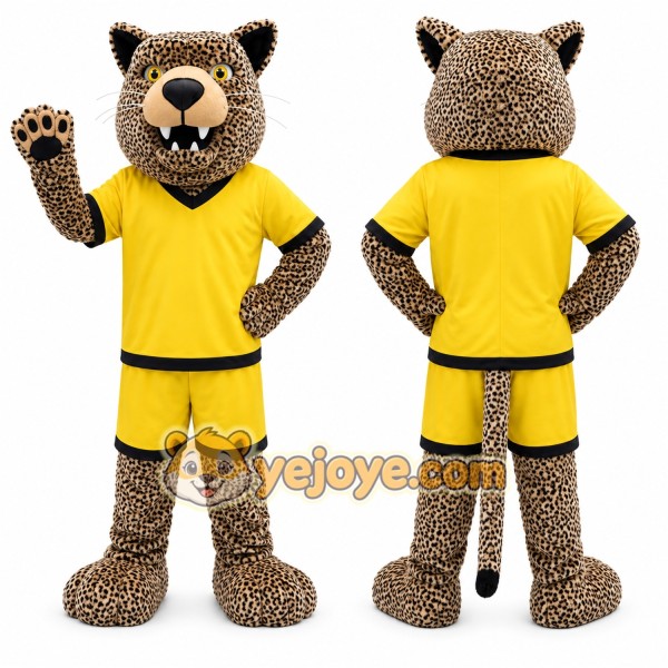 Leopard Mascot Costume for Adults Custom Logo Party Character Suit