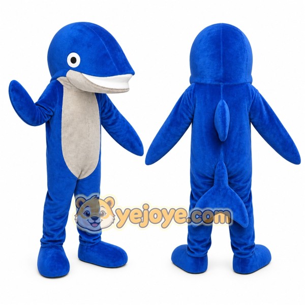 Dolphin Mascot Costume for Adults Custom Logo Party Character Suit