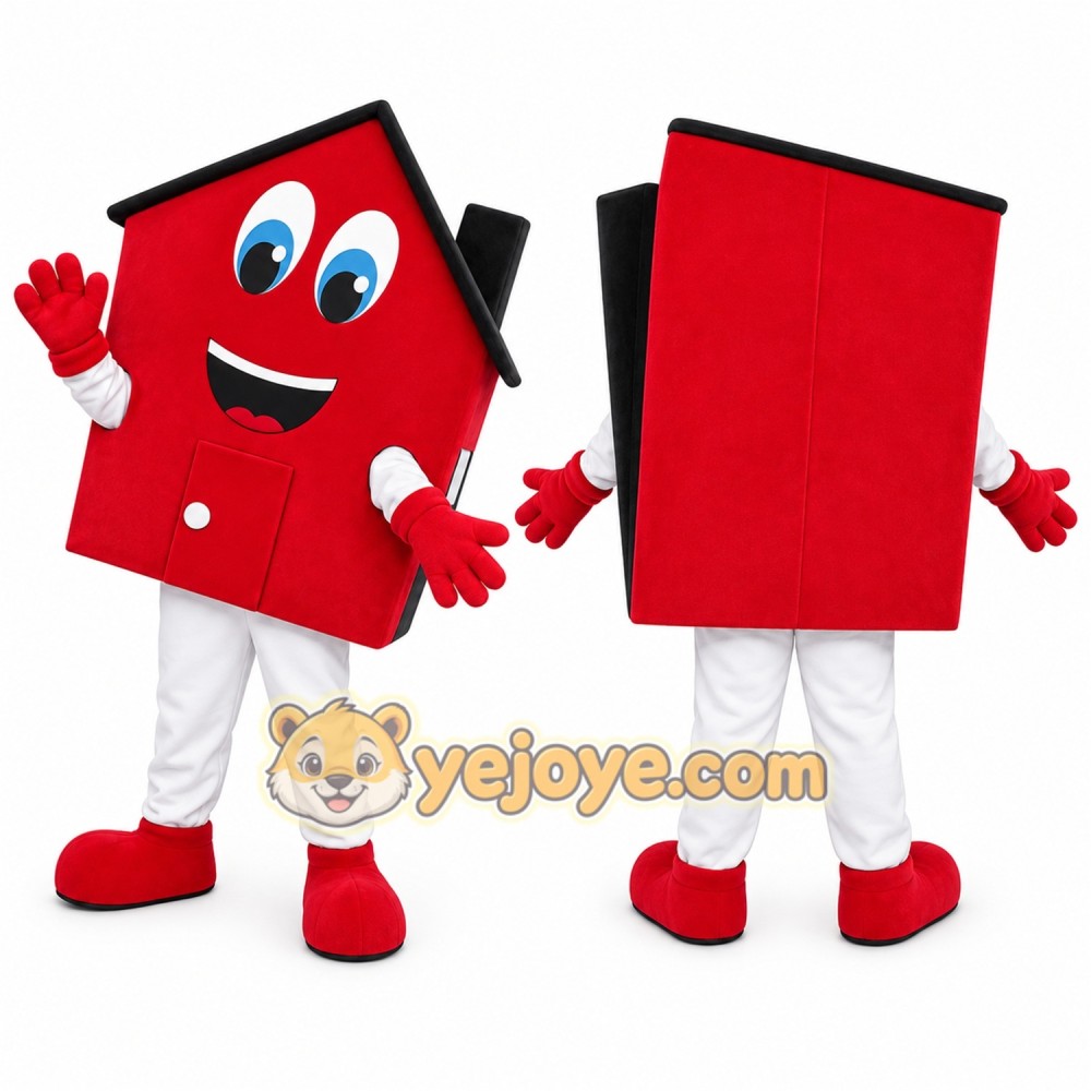 House Mascot Costume for Adults Custom Logo Party Character Suit House Mascot Costume for Adults Custom Logo Party Character Suit