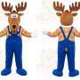 Moose Mascot Costume for Adults Custom Logo Party Character Suit