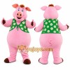 Pig Mascot Costume for Adults Custom Logo Party Character Suit
