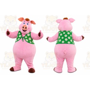 Pig Mascot Costume for Adults Custom Logo Party Character Suit