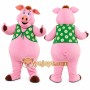 Pig Mascot Costume for Adults Custom Logo Party Character Suit