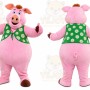 Pig Mascot Costume for Adults Custom Logo Party Character Suit