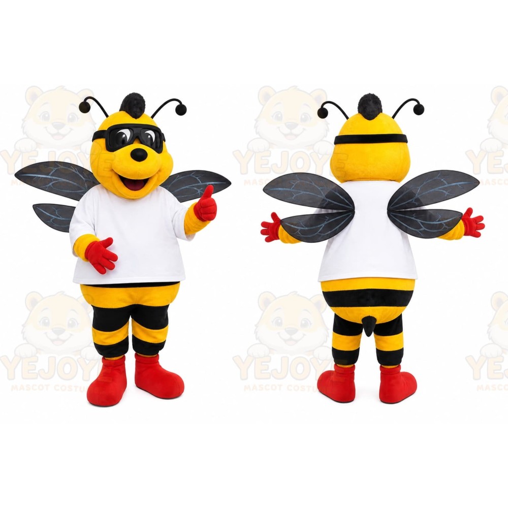 Bee Mascot Costume for Adults Custom Logo Party Character Suit