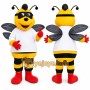 Bee Mascot Costume for Adults Custom Logo Party Character Suit