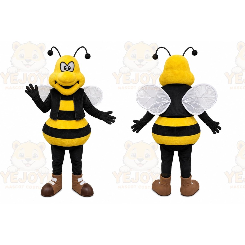 Bee Mascot Costume for Adults Custom Logo Party Character Suit