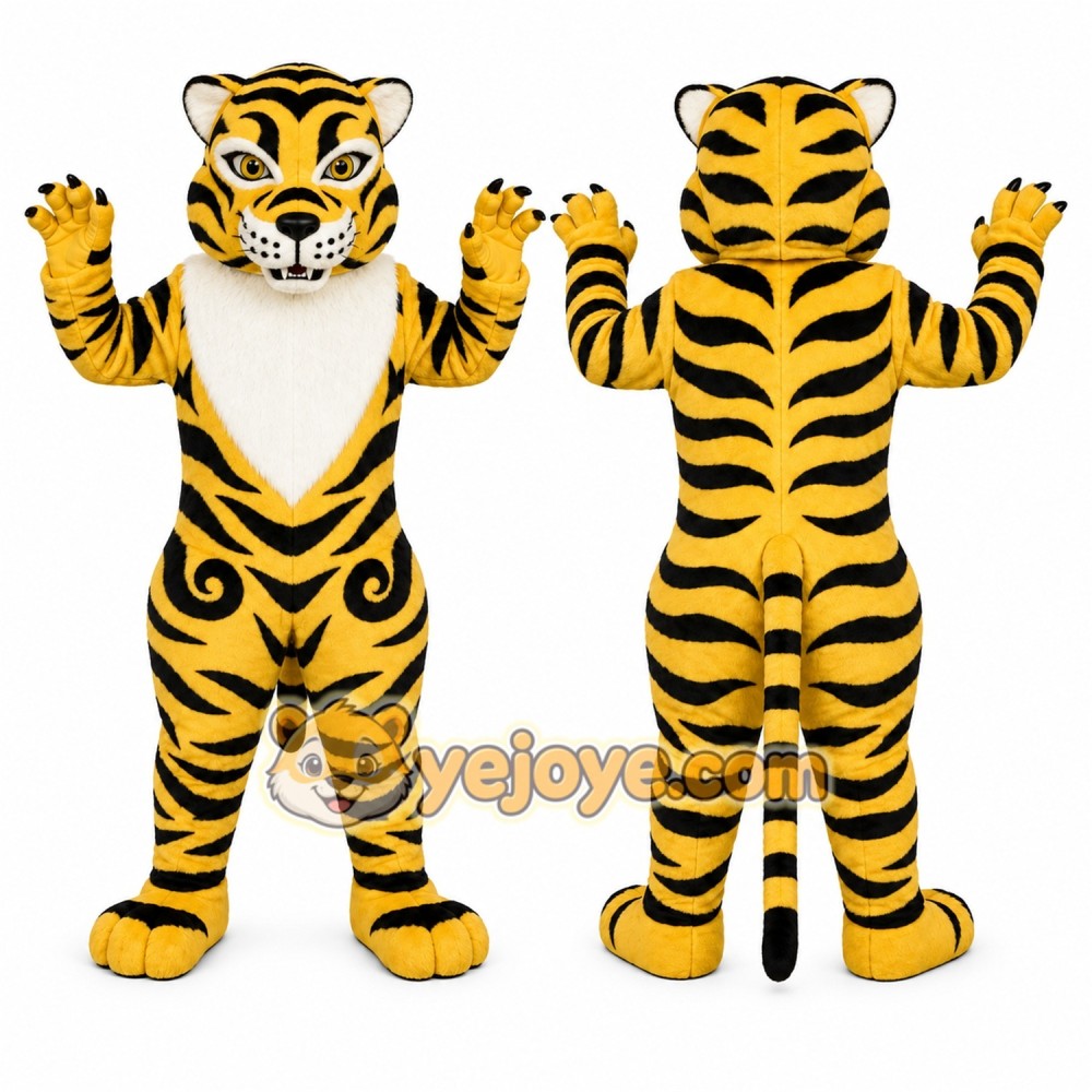 Tiger Mascot Costume for Adults Custom Logo Party Character Suit