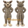 Leopard Mascot Costume for Adults Custom Logo Party Character Suit