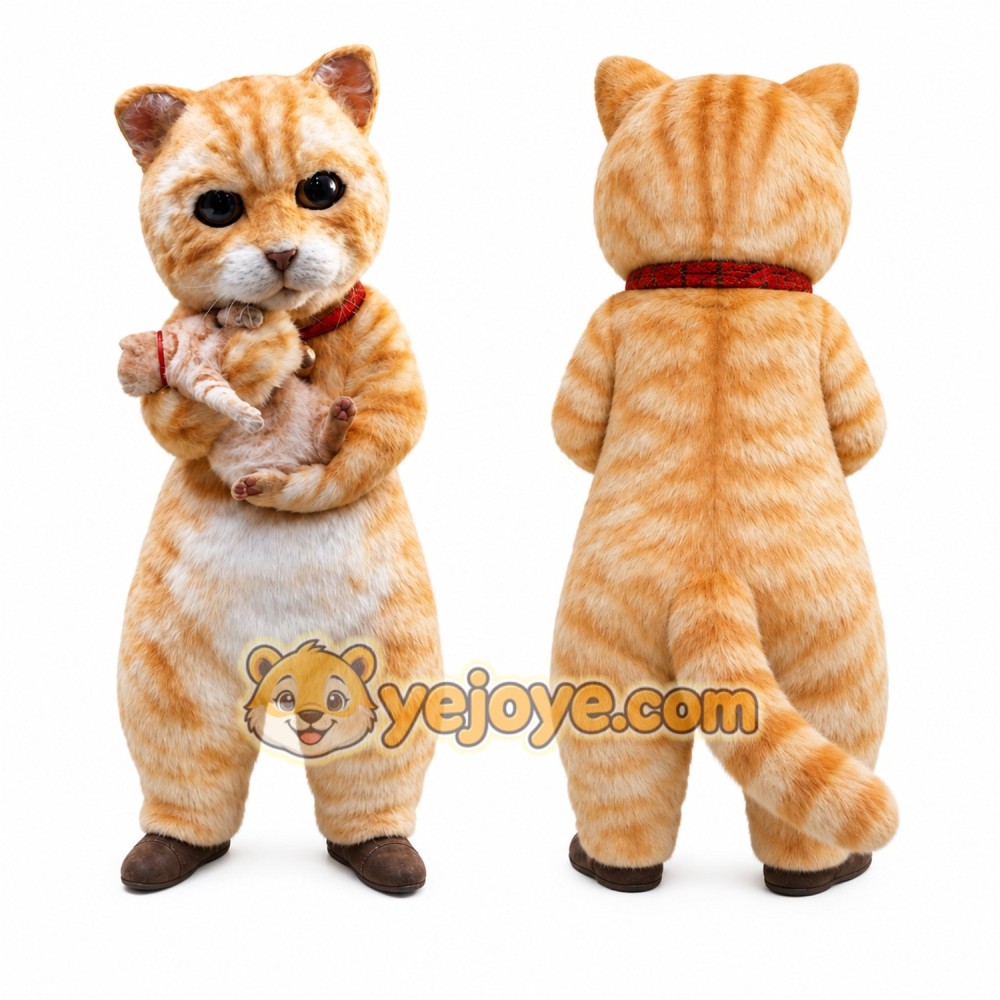 Cat Mascot Costume for Adults Custom Logo Party Character Suit Cat Mascot Costume for Adults Custom Logo Party Character Suit