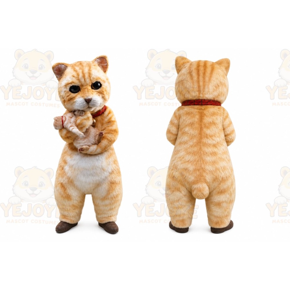 Cat Mascot Costume for Adults Custom Logo Party Character Suit