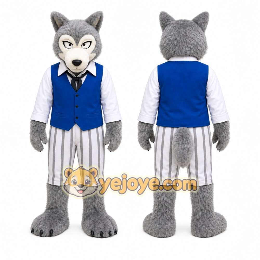 Wolf Mascot Costume for Adults Custom Logo Party Character Suit Wolf Mascot Costume for Adults Custom Logo Party Character Suit