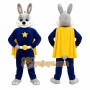 Rabbit Mascot Costume for Adults Custom Logo Party Character Suit