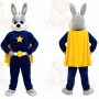 Rabbit Mascot Costume for Adults Custom Logo Party Character Suit