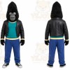 Gorilla Mascot Costume for Adults Custom Logo Party Character Suit