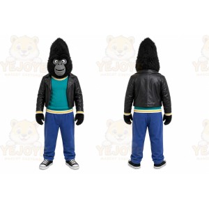 Gorilla Mascot Costume for Adults Custom Logo Party Character Suit