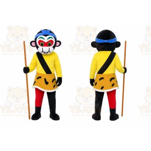 Monkey Mascot Costume for Adults Custom Logo Party Character Suit