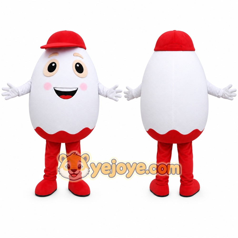 Egg Mascot Costume for Adults Custom Logo Party Character Suit Egg Mascot Costume for Adults Custom Logo Party Character Suit