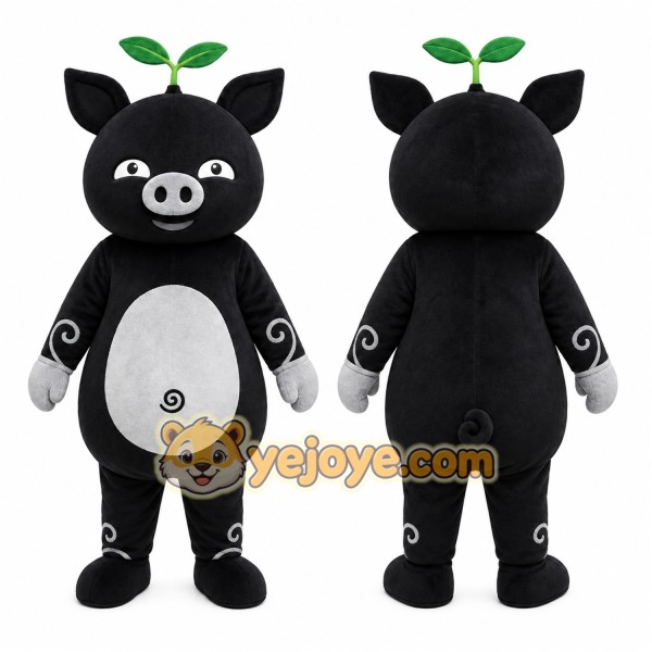 Pig Mascot Costume for Adults Custom Logo Party Character Suit