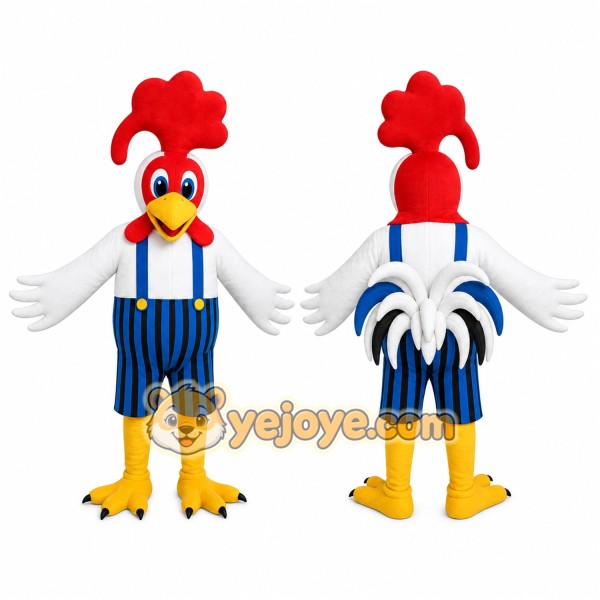 Rooster Mascot Costume for Adults Custom Logo Party Character Suit