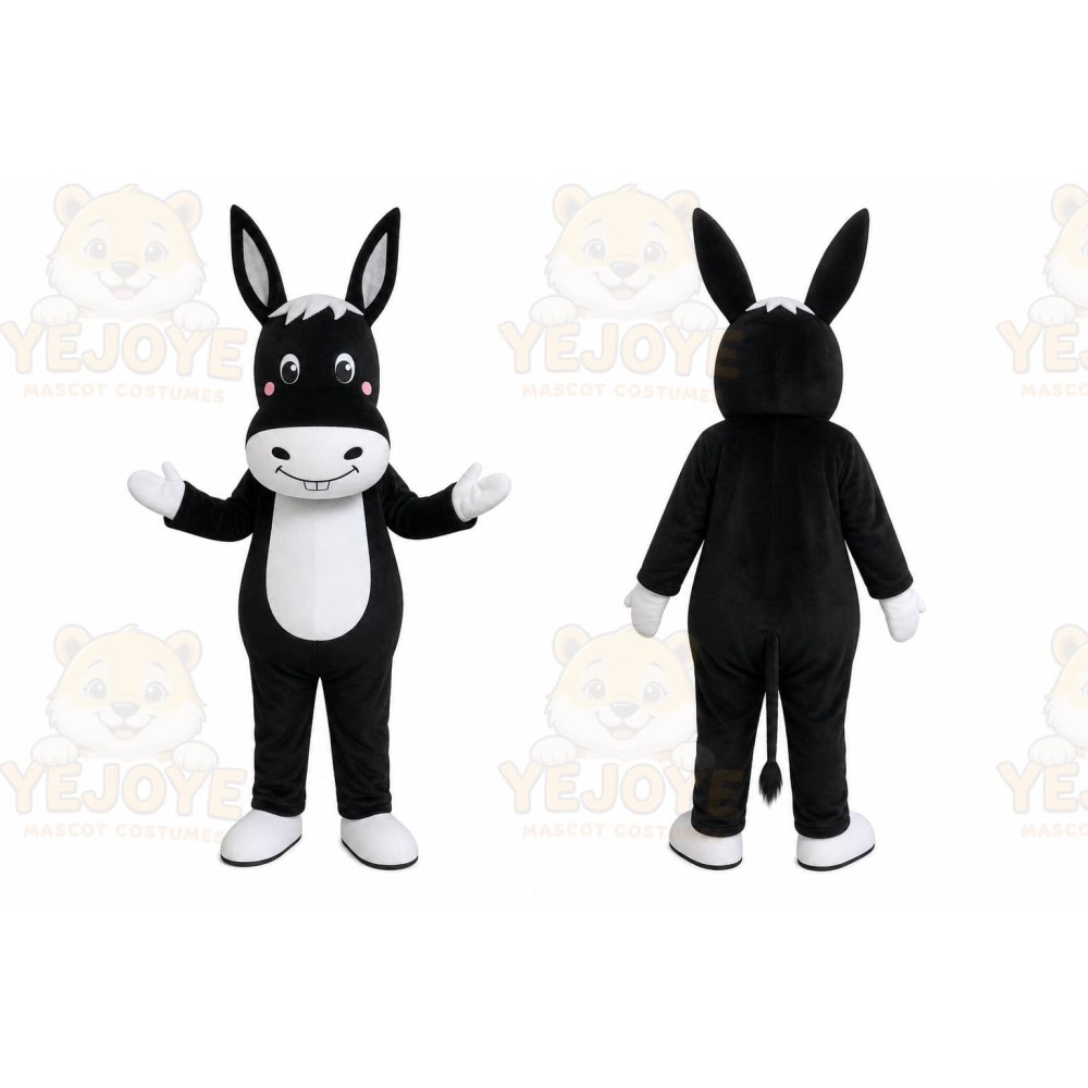 Donkey Mascot Costume for Adults Custom Logo Party Character Suit