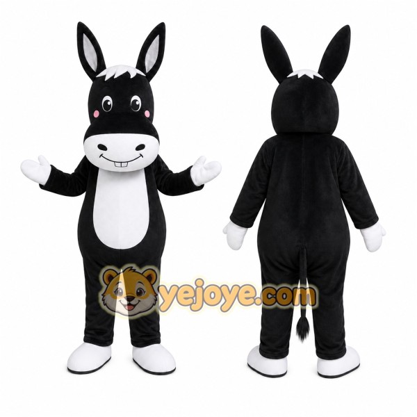 Donkey Mascot Costume for Adults Custom Logo Party Character Suit