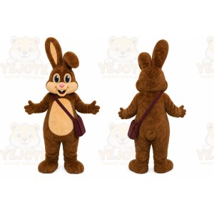 Rabbit Mascot Costume for Adults Custom Logo Party Character Suit