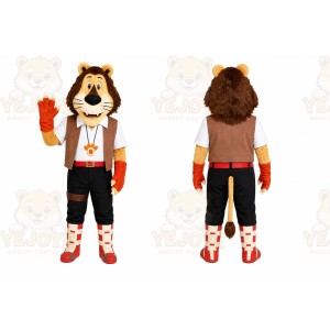 Lion Mascot Costume for Adults Custom Logo Party Character Suit