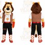 Lion Mascot Costume for Adults Custom Logo Party Character Suit