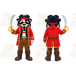 Pirate Mascot Costume for Adults Custom Logo Party Character Suit