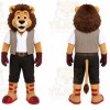 Lion Mascot Costume for Adults Custom Logo Party Character Suit