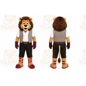 Lion Mascot Costume for Adults Custom Logo Party Character Suit